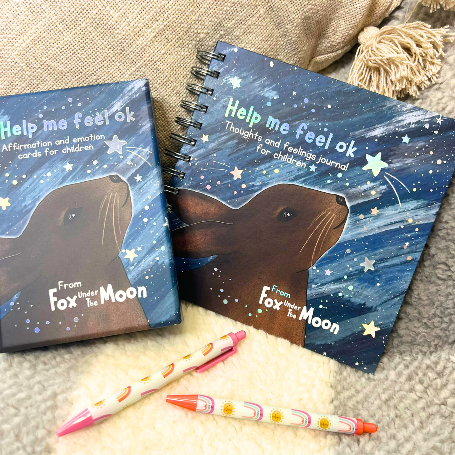 Fox under the Moon - Children's Journal for Feelings & Emotions