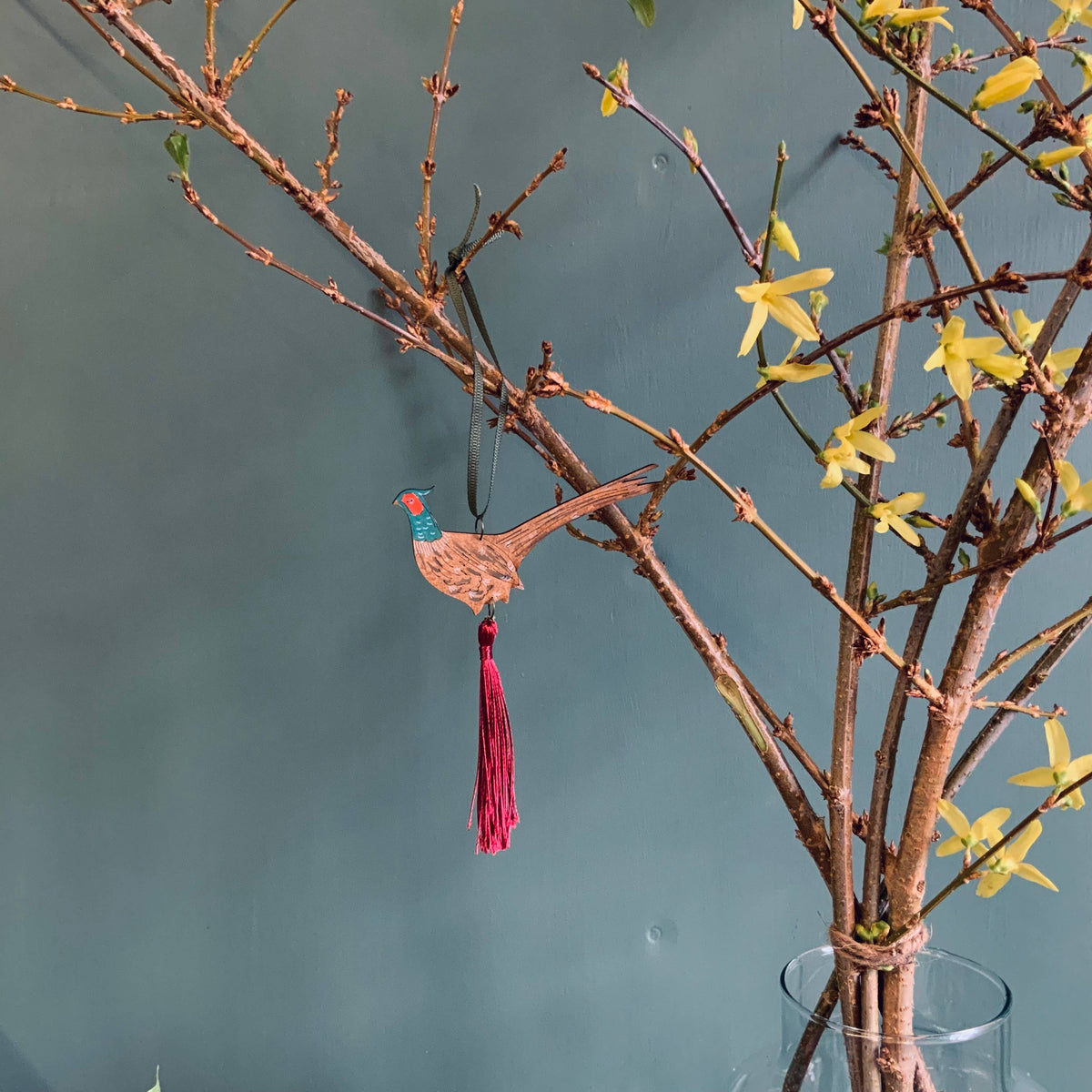 Pheasant Tassel Decoration