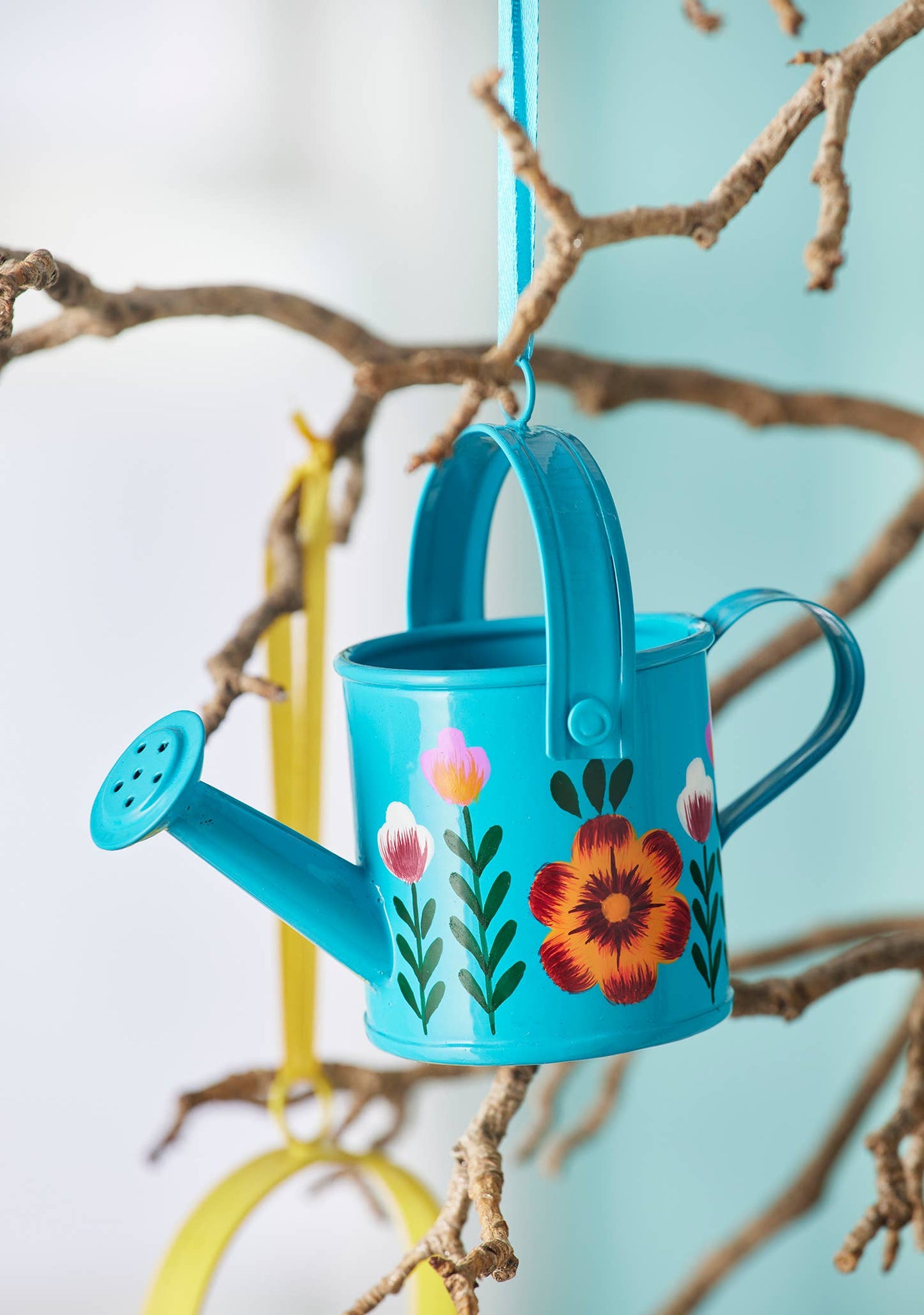 Namaste - Hand painted Mini Watering Can Decoration