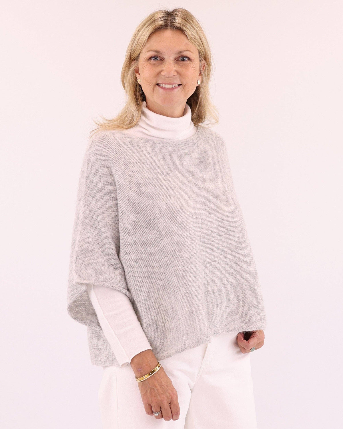 Cadenza Italy Ltd - Alpaca Blend Short Tunic Top