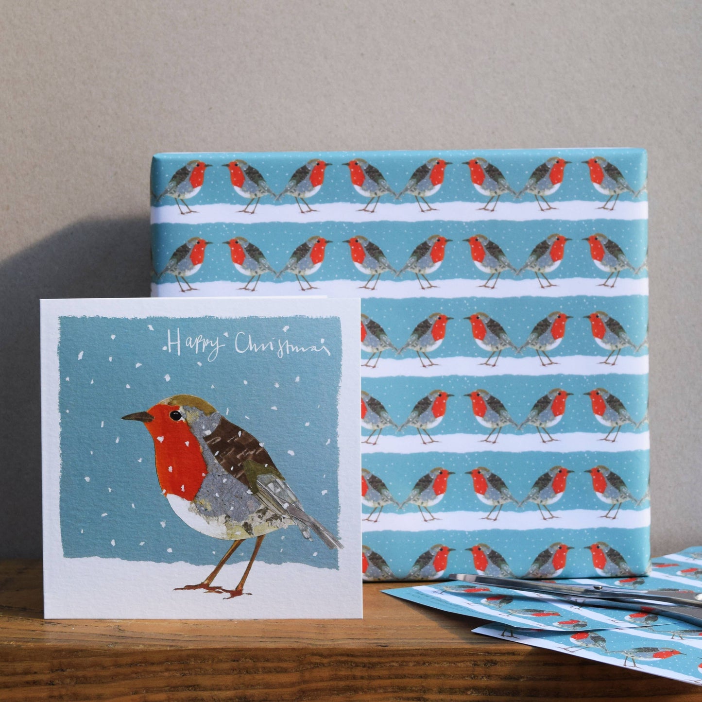 Christmas Robin Gift Wrap