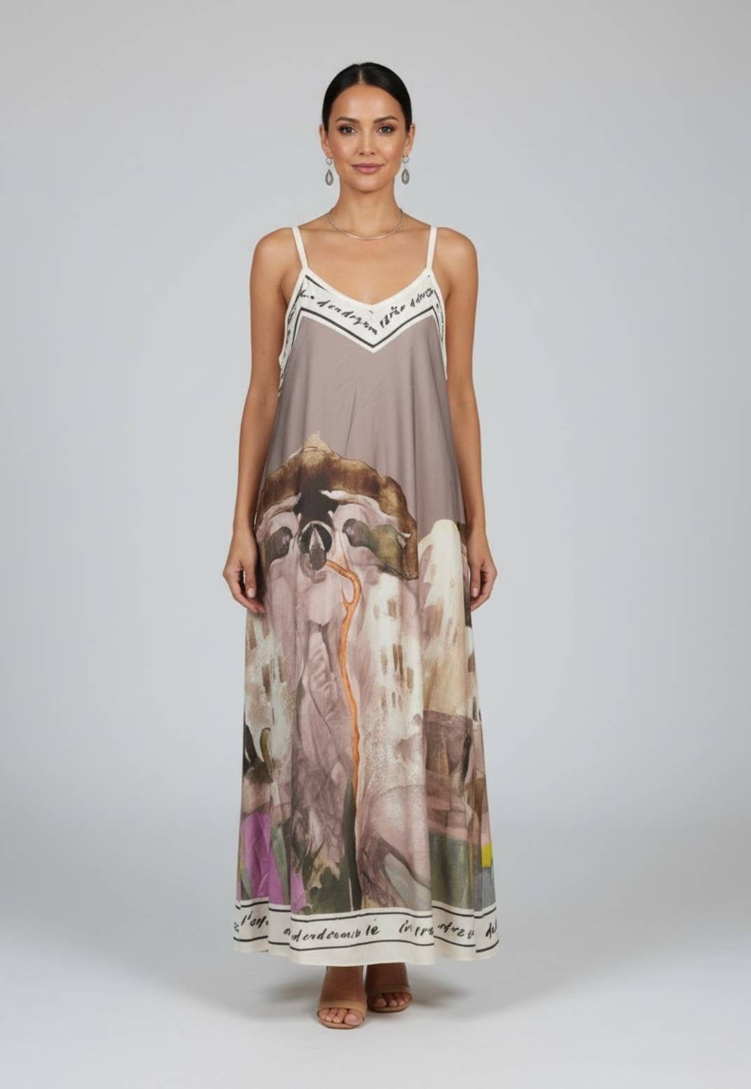 Vienna Bliss Printed Maxi Dress