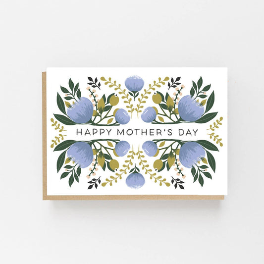 Lomond Paper Co - Happy Mother's Day - Floral Blue