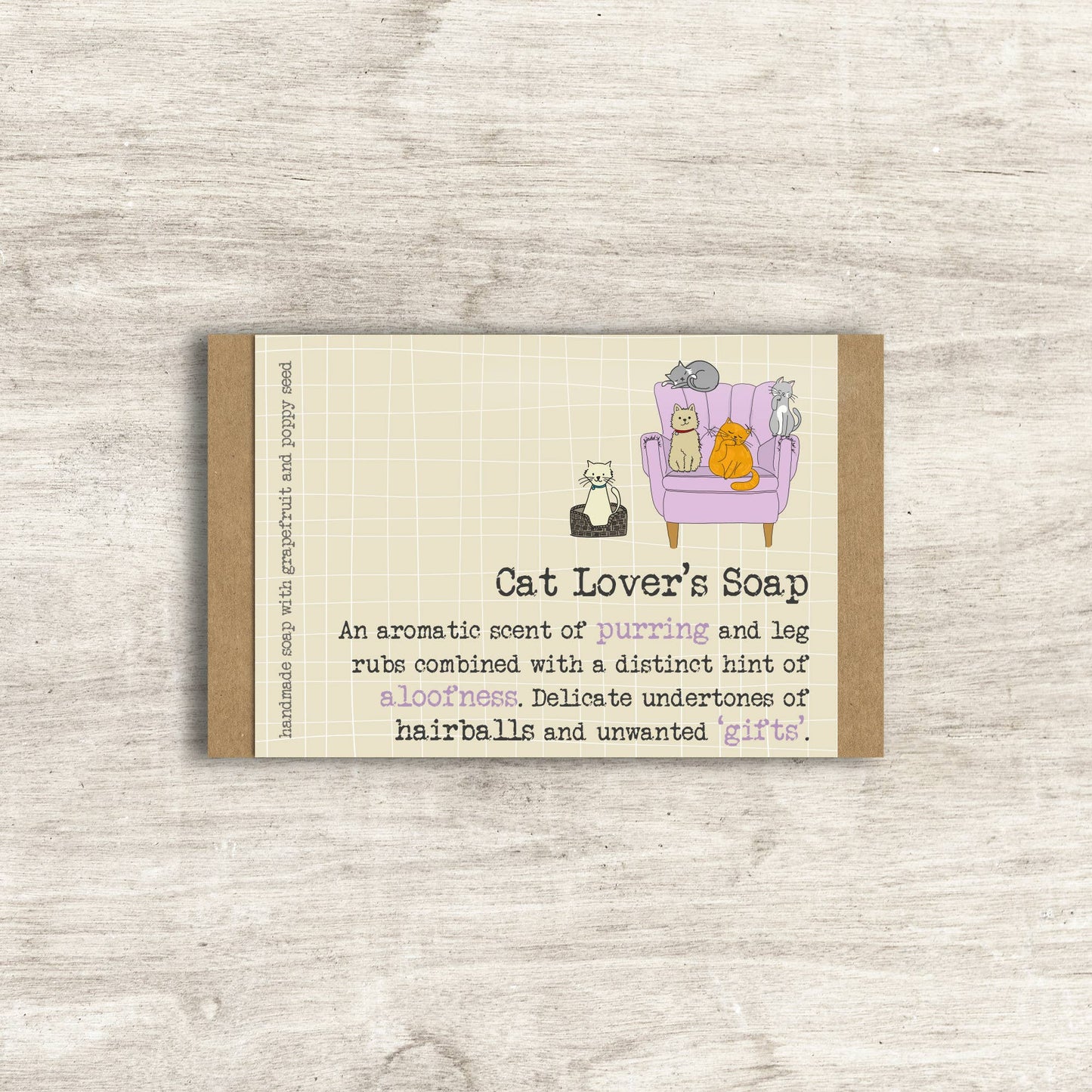Dandelion Stationery - Cat Lover's Soap - Humorous Soap Gift