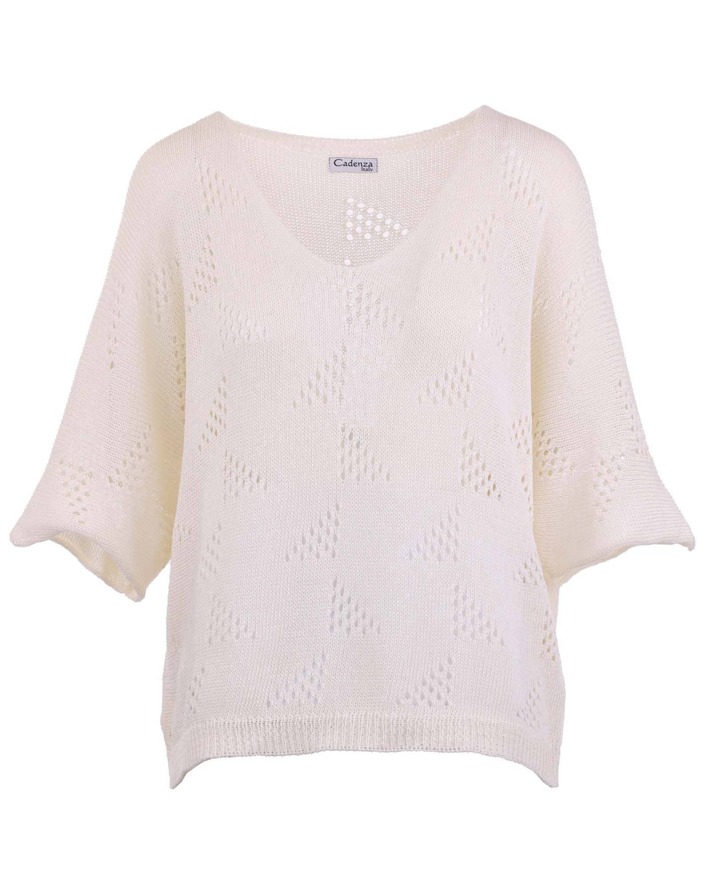 Cadenza Italy Ltd - Cotton Blend Patterned Tunic