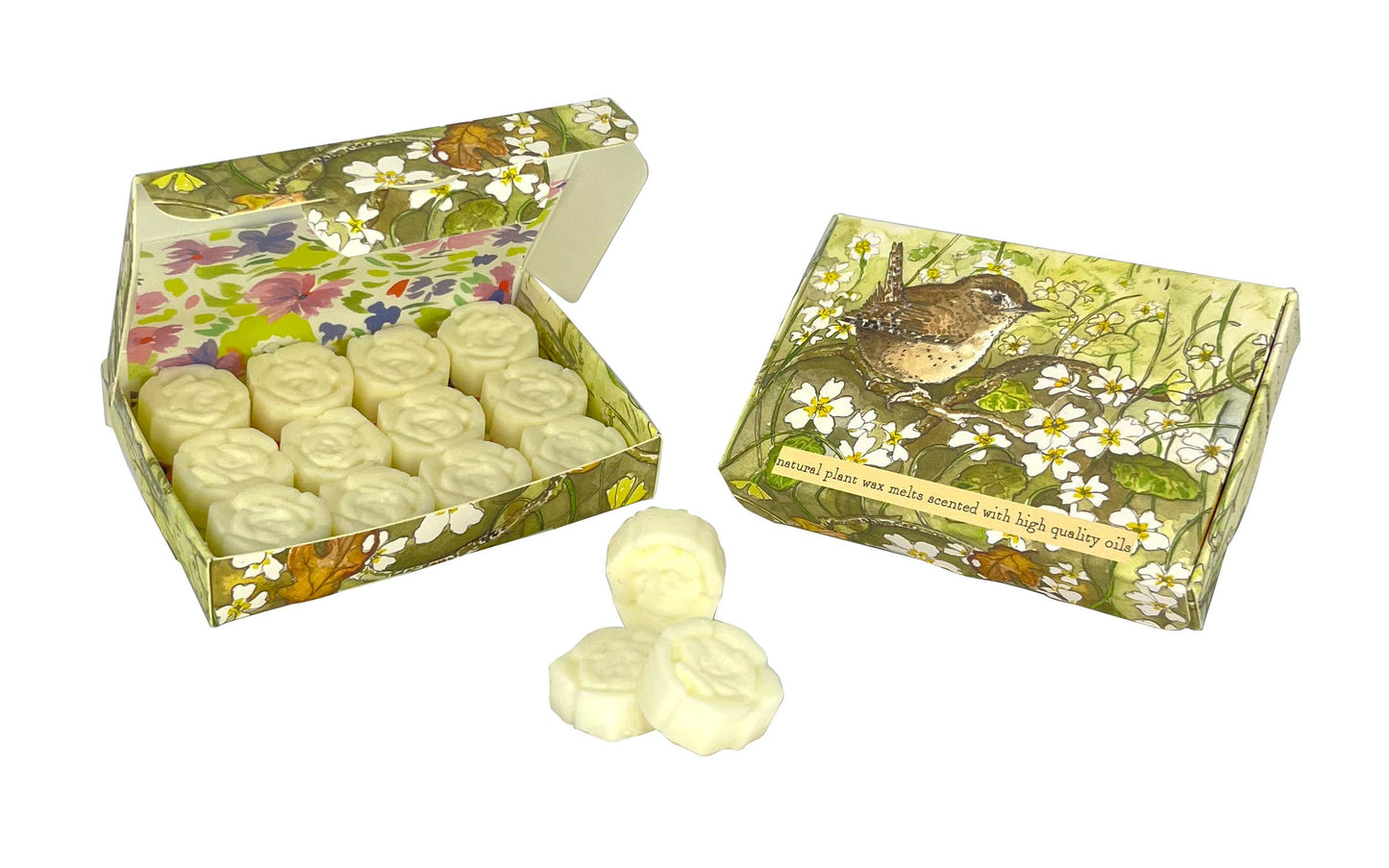 Heaven Scent Incense Ltd - Wax Melt Shapes in illustrated Boxes
