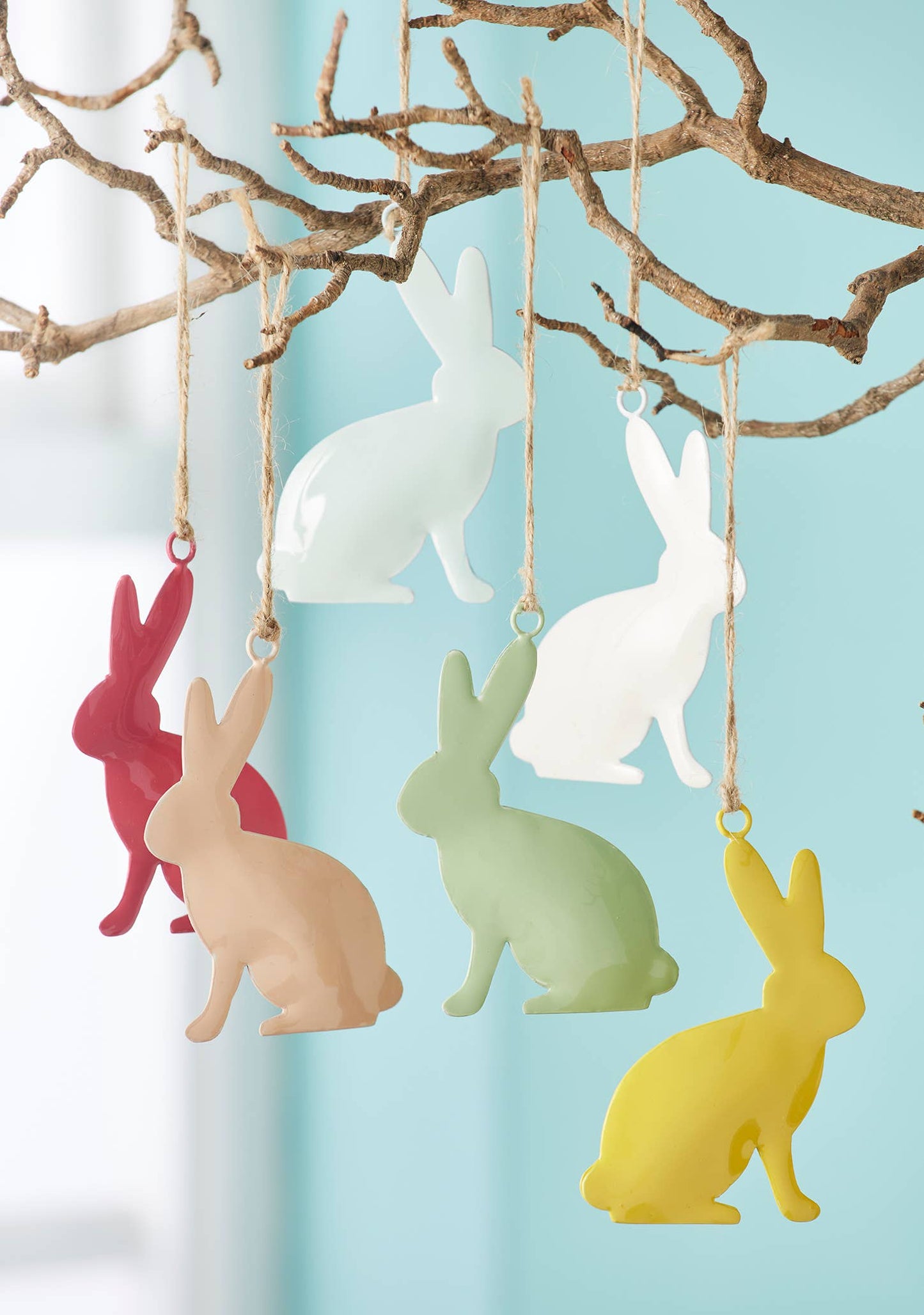 Namaste - Enamel Rabbit Decoration