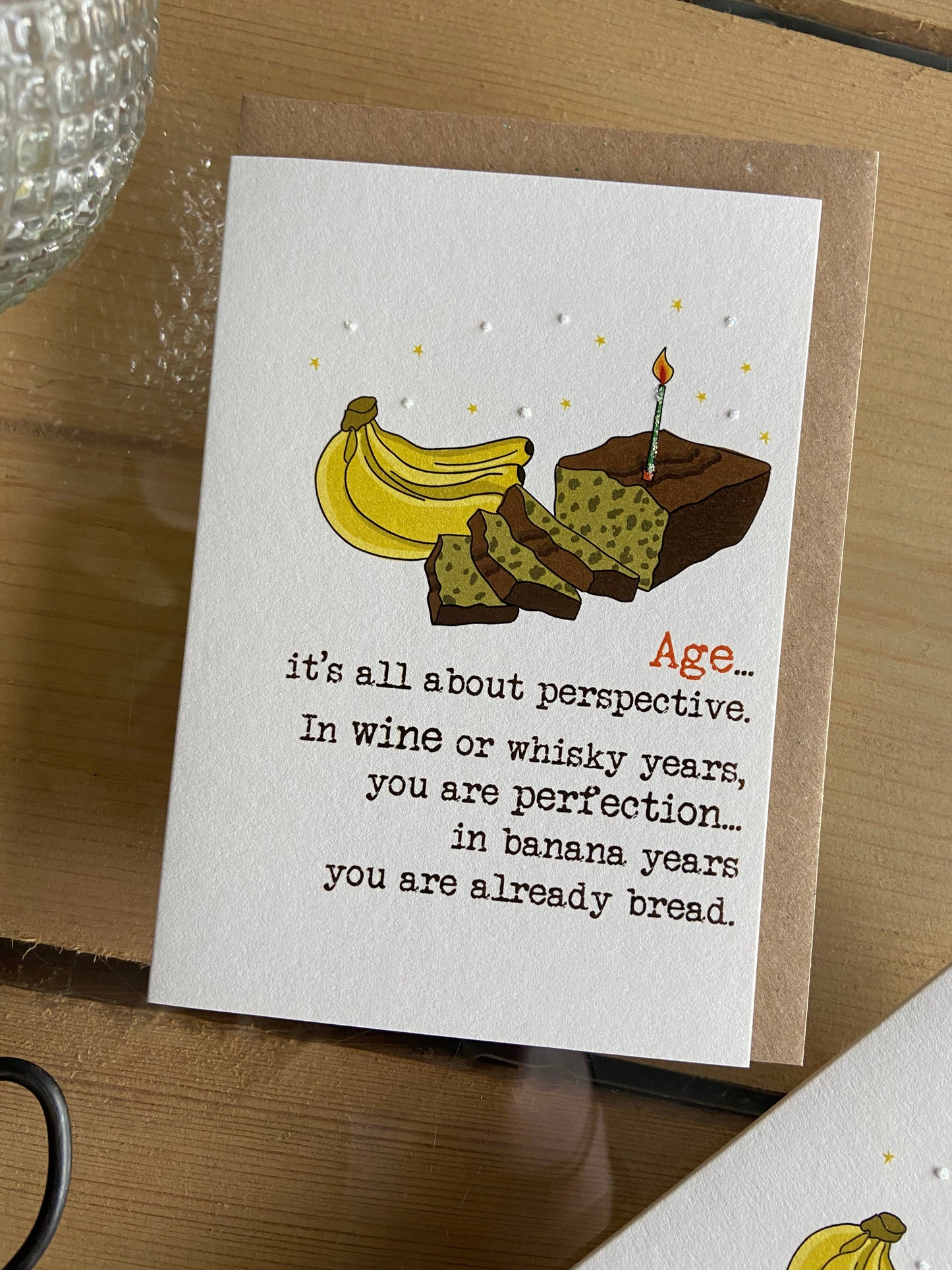 Banana Bread - Humorous Greetings Card