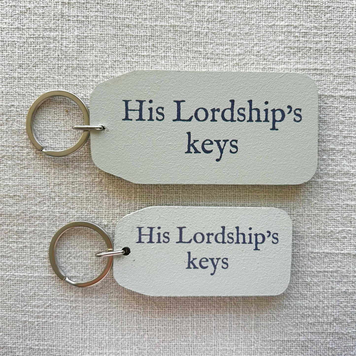 The Wooden Postcard Company - HIS LORDSHIP'S KEYS Wooden Key Tag