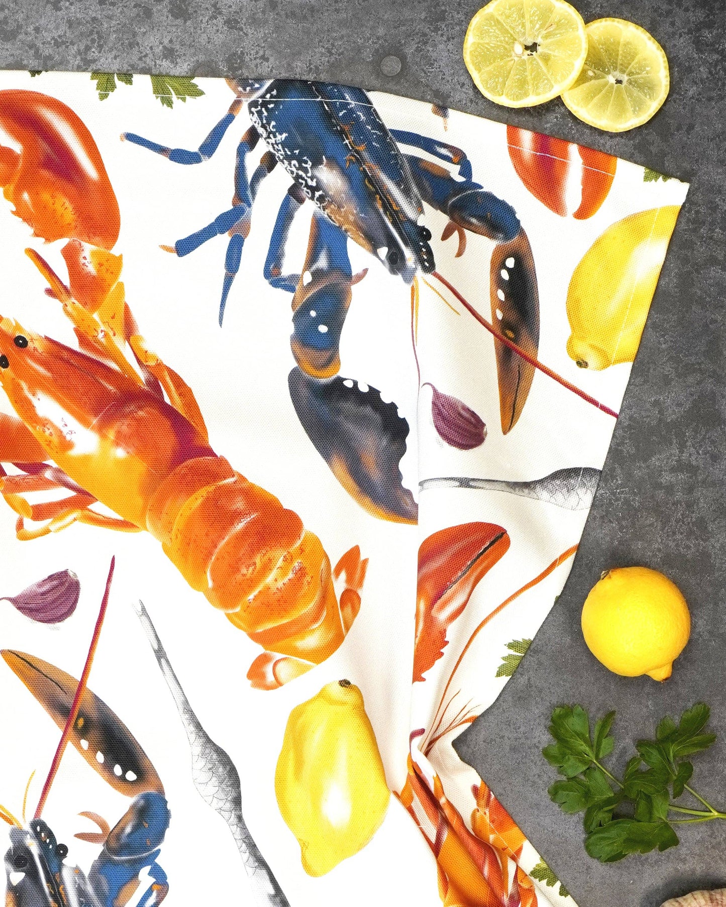 Lobster Tea Towel - British - 100% Cotton - Seaside