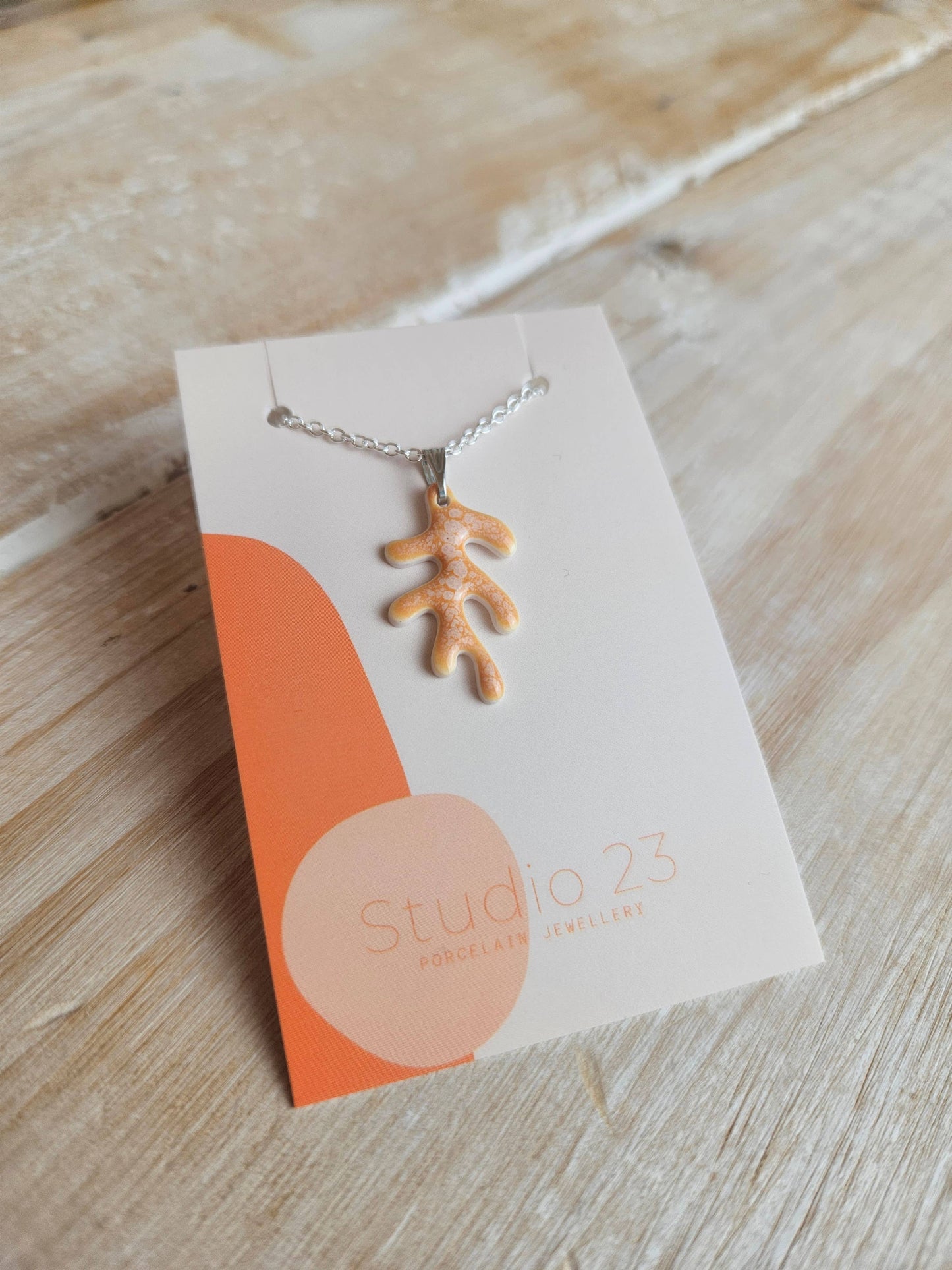 Studio 23 Ceramics - Pendant Coral