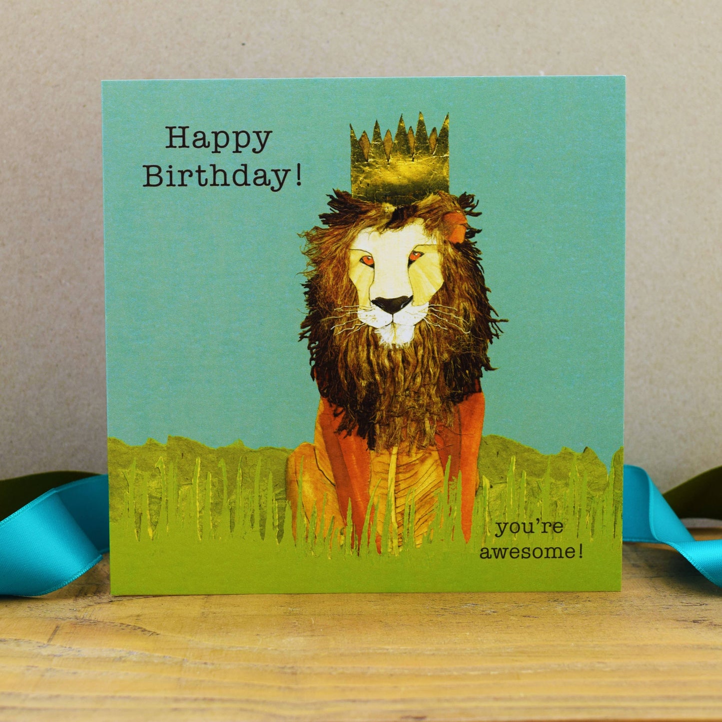 Awesome Lion Birthday Card