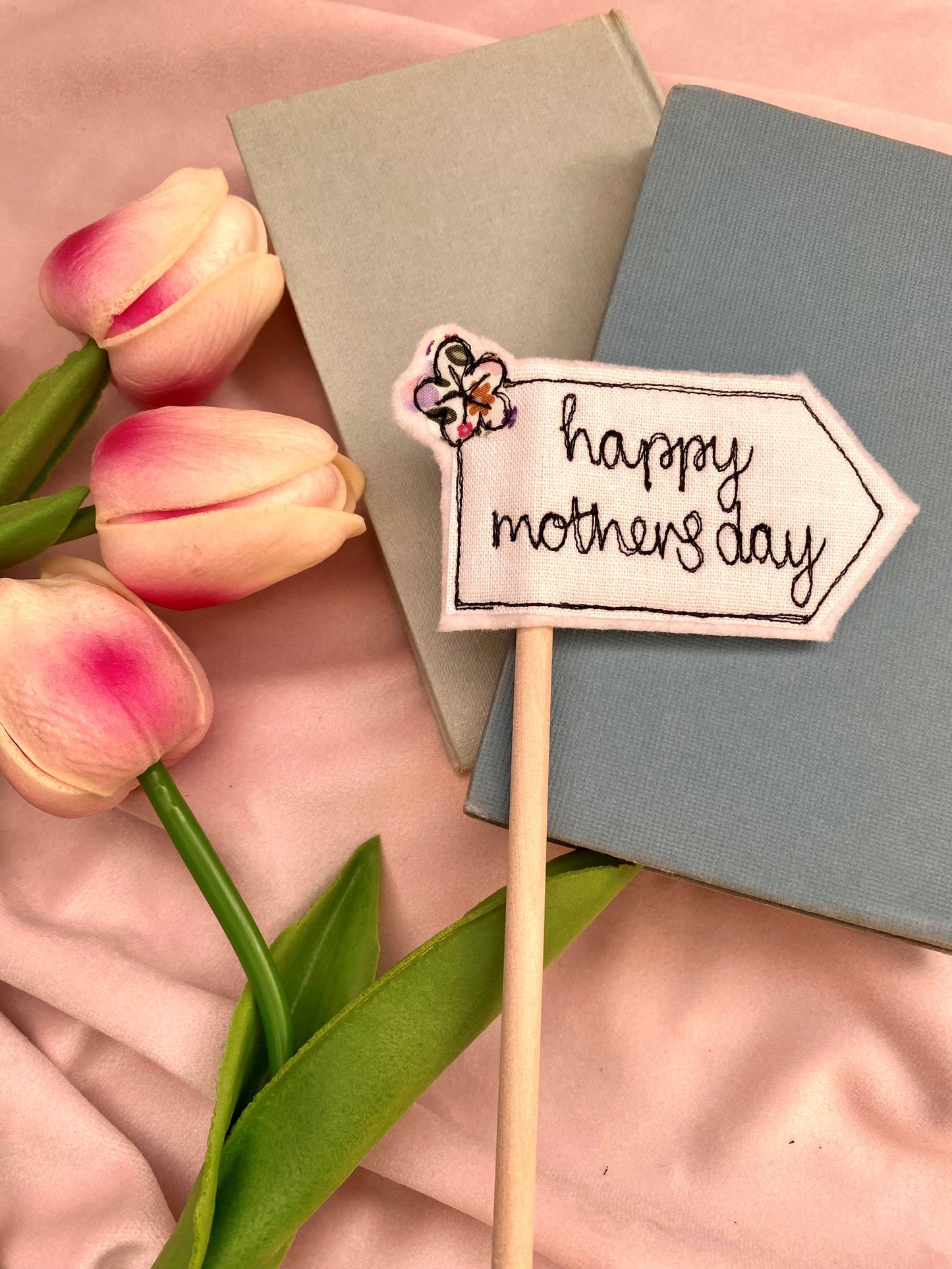 Girl Friday Embroidery - Mothers Day Flag