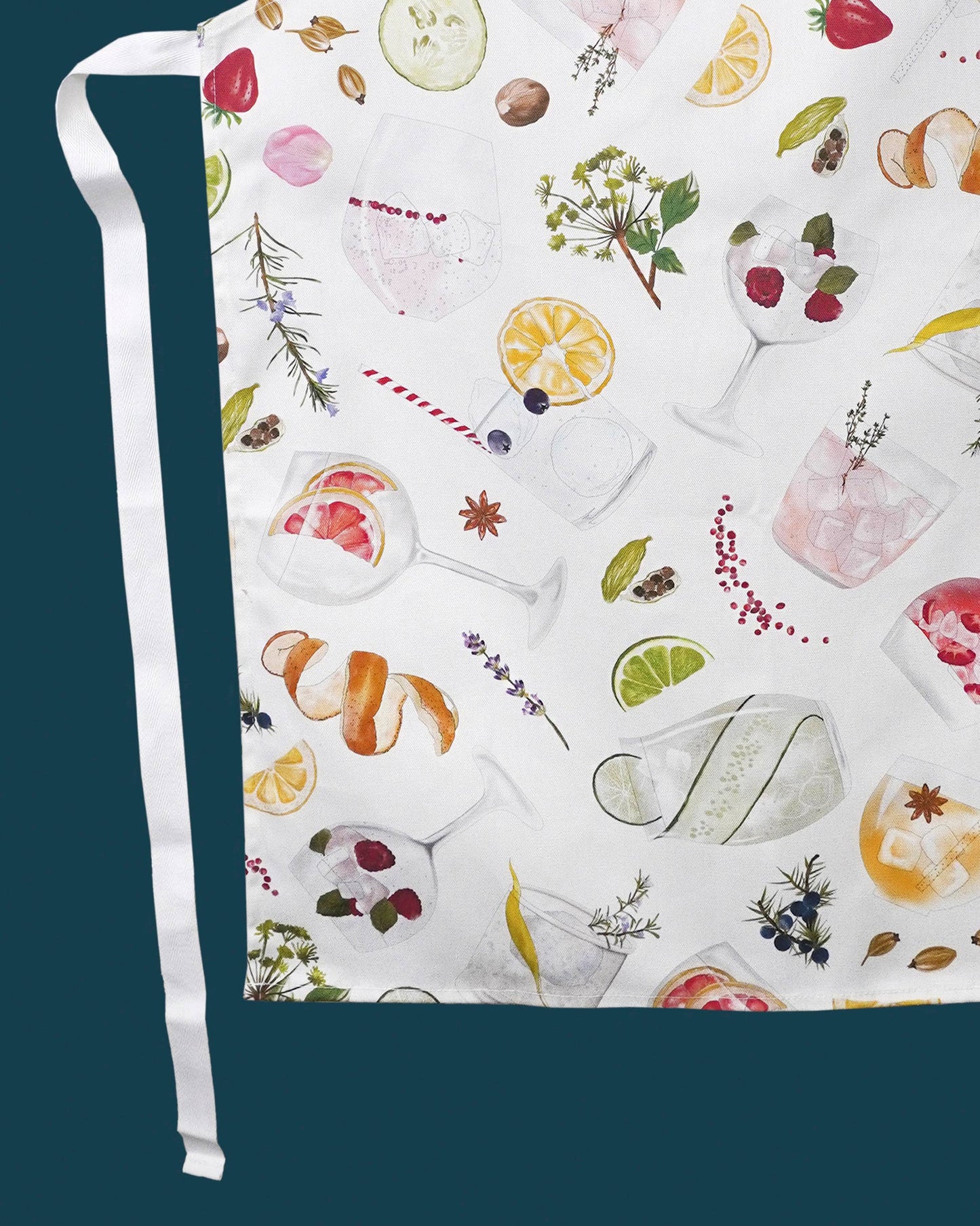 Gin & Tonic (G&T) Apron - British Made - 100% Cotton Apron