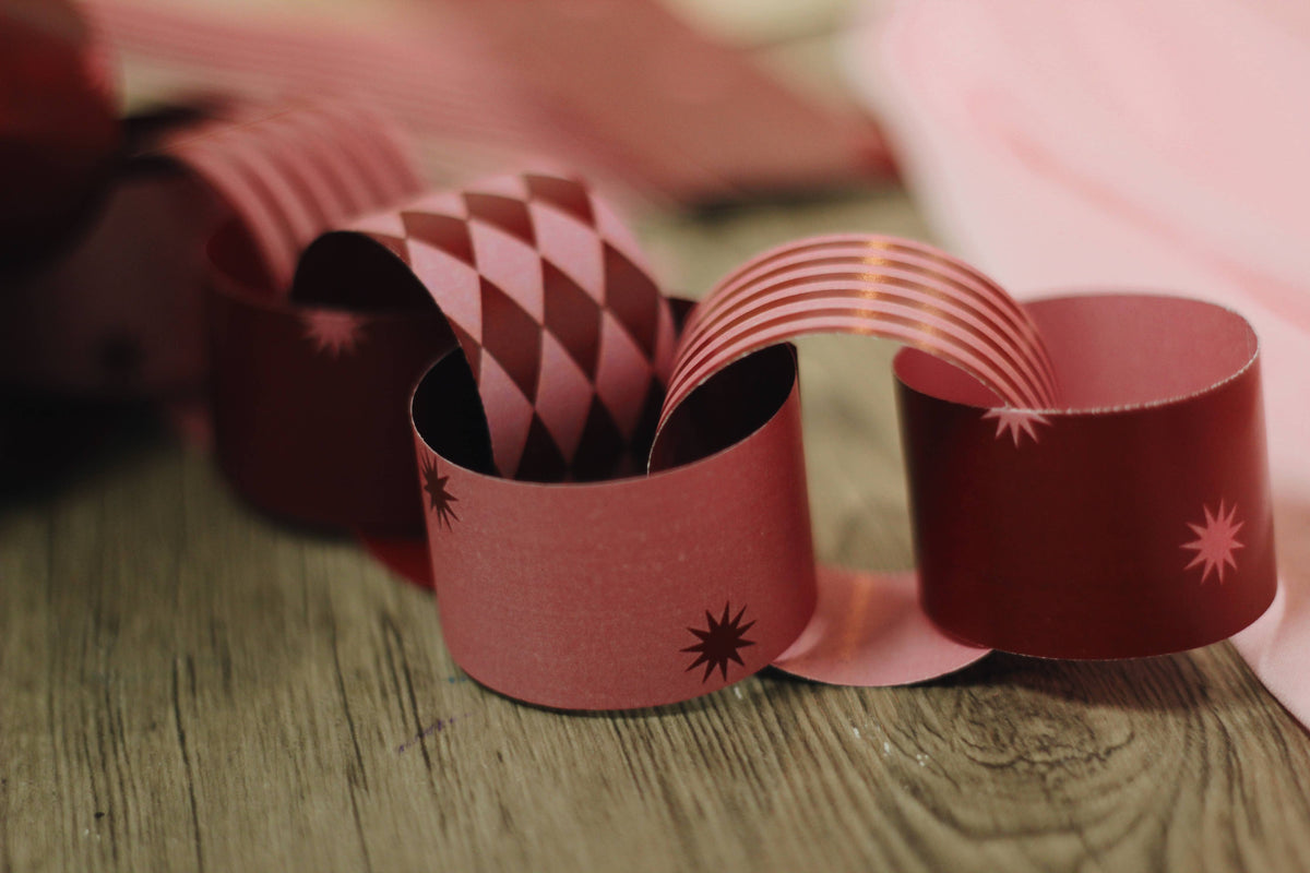 Berry & Blush | Paper Chain Kit Valentines Party Decor