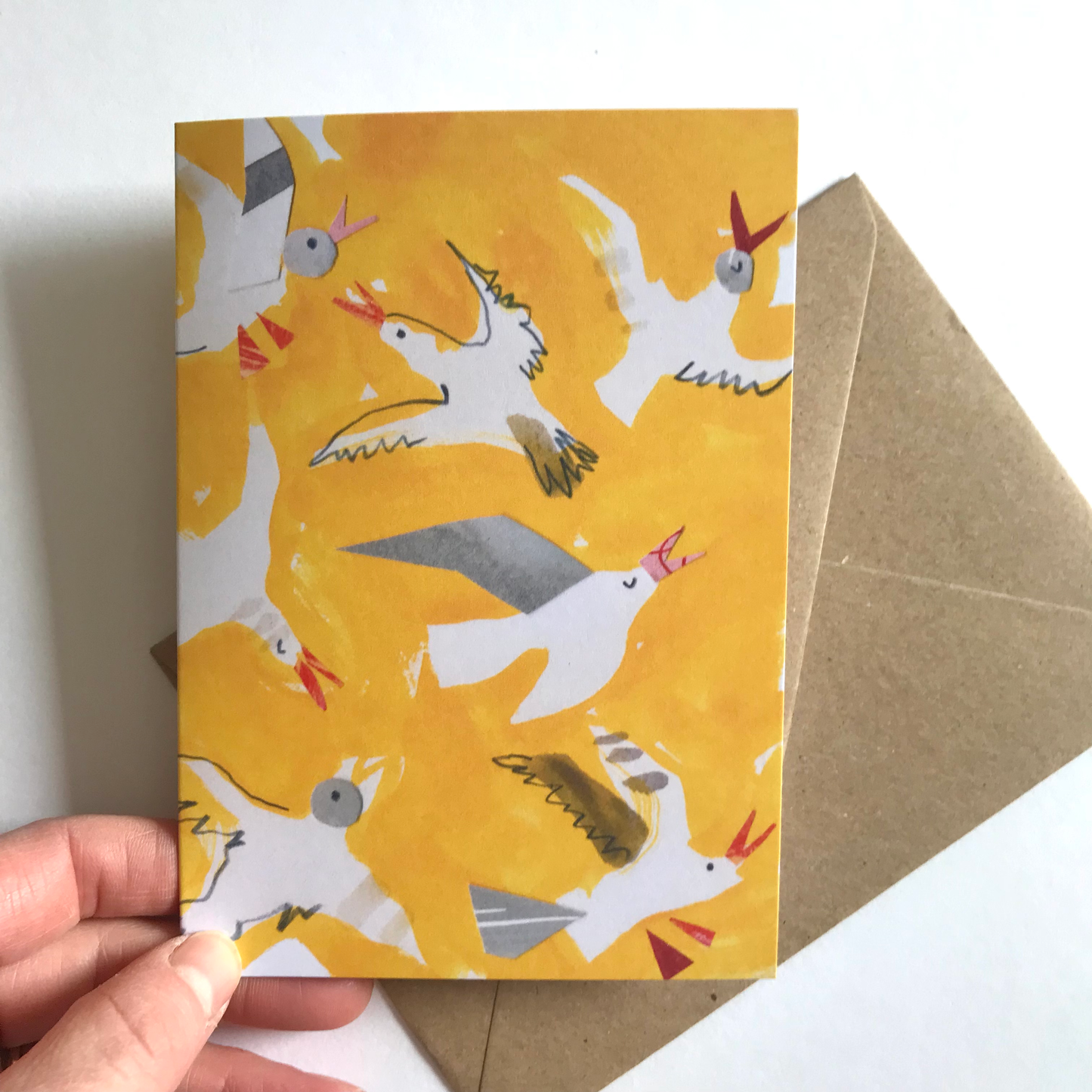 Esther Kent Design - Sunny Gulls Card