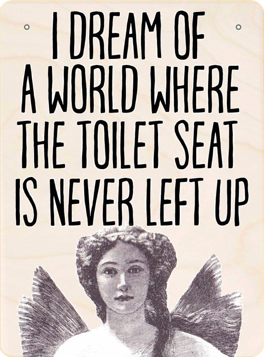 The Wooden Postcard Company - IMPOSSIBLE DREAM wooden mini sign