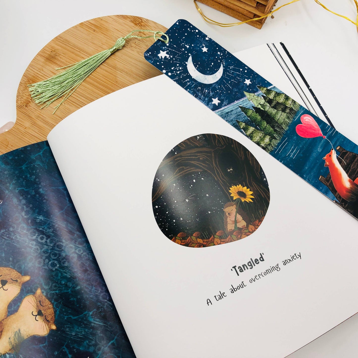 Fox under the Moon - Fox Bookmark - One Step At A Time