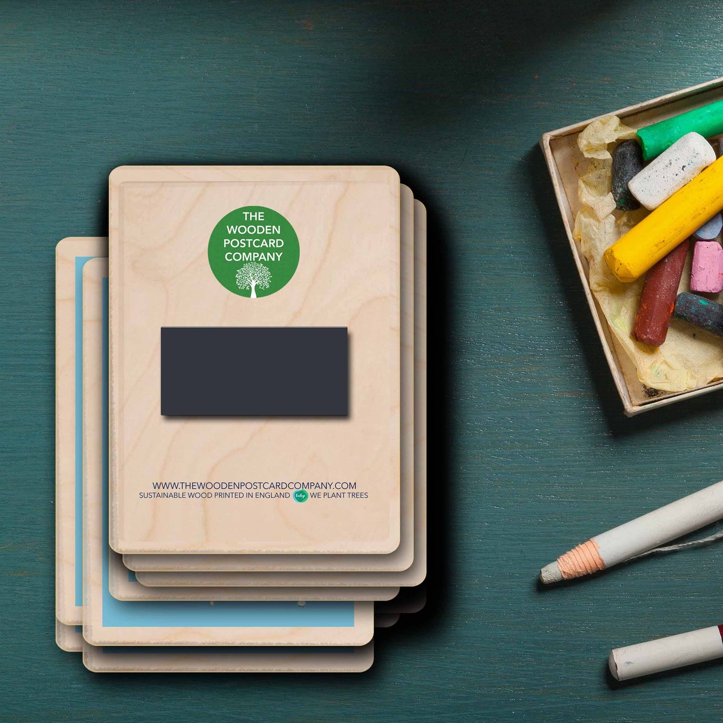 The Wooden Postcard Company - WALES sustainable wood magnet