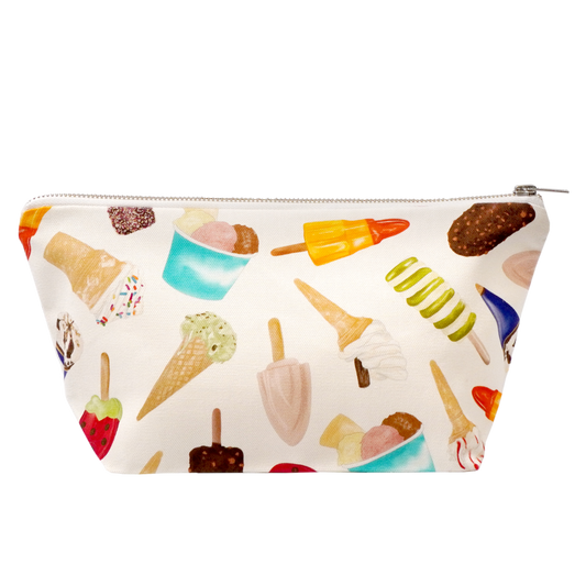 Ice Cream Wash Bag - British Made - Cosmetic Bag - Funny