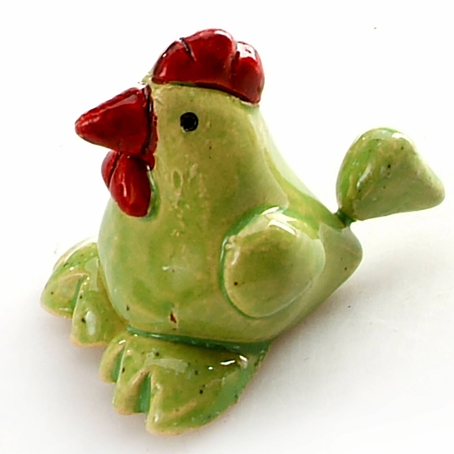 Mini Cute Cockerel Ceramic Figurine | Supplied at Random