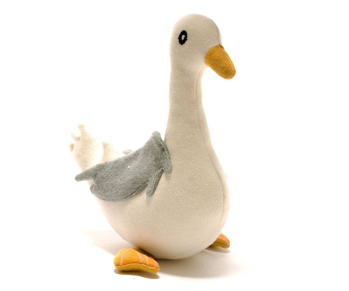 Seagull Soft Toy, Knitted Organic Cotton