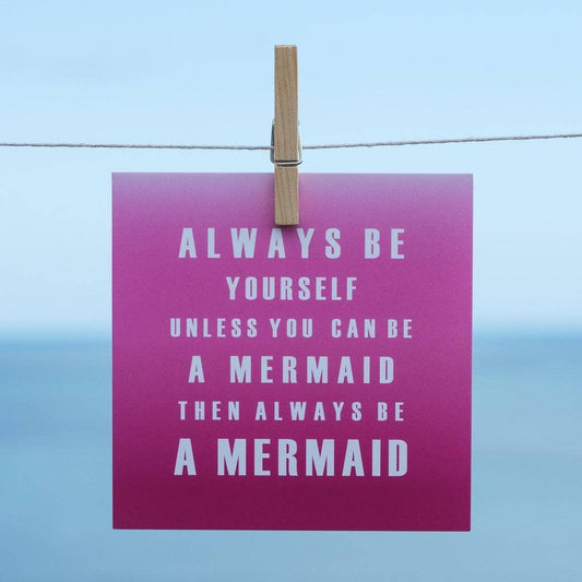 Mermaid - Greeting Card