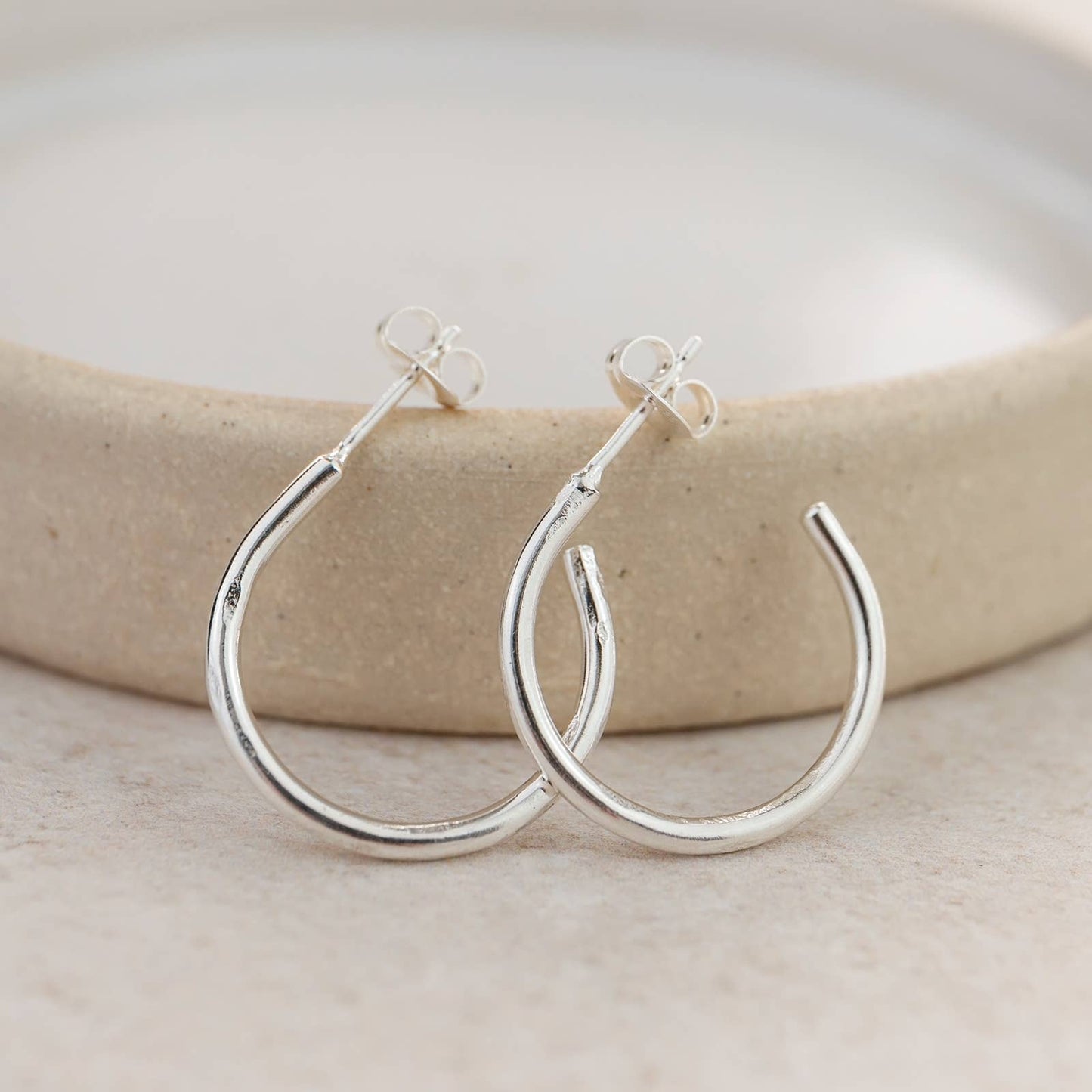 Lucy Kemp Jewellery - Sterling Silver Everyday Hoops