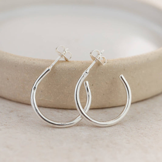 Lucy Kemp Jewellery - Sterling Silver Everyday Hoops