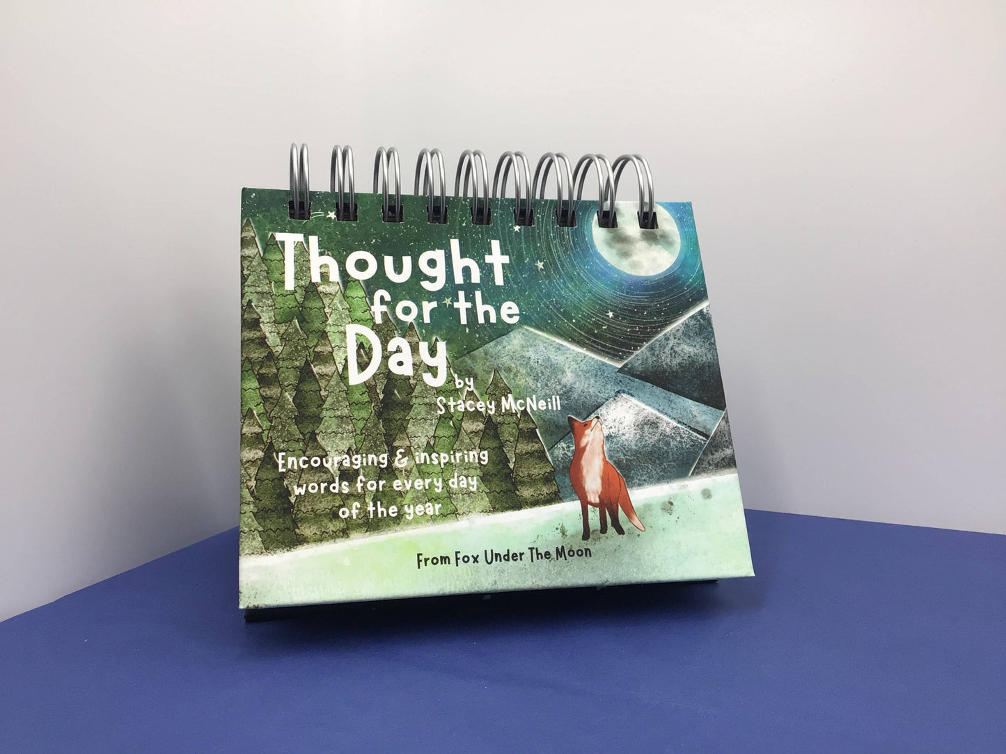 Fox Under The Moon - Thought For The Day: 366 Desktop Quotes - UNDATED