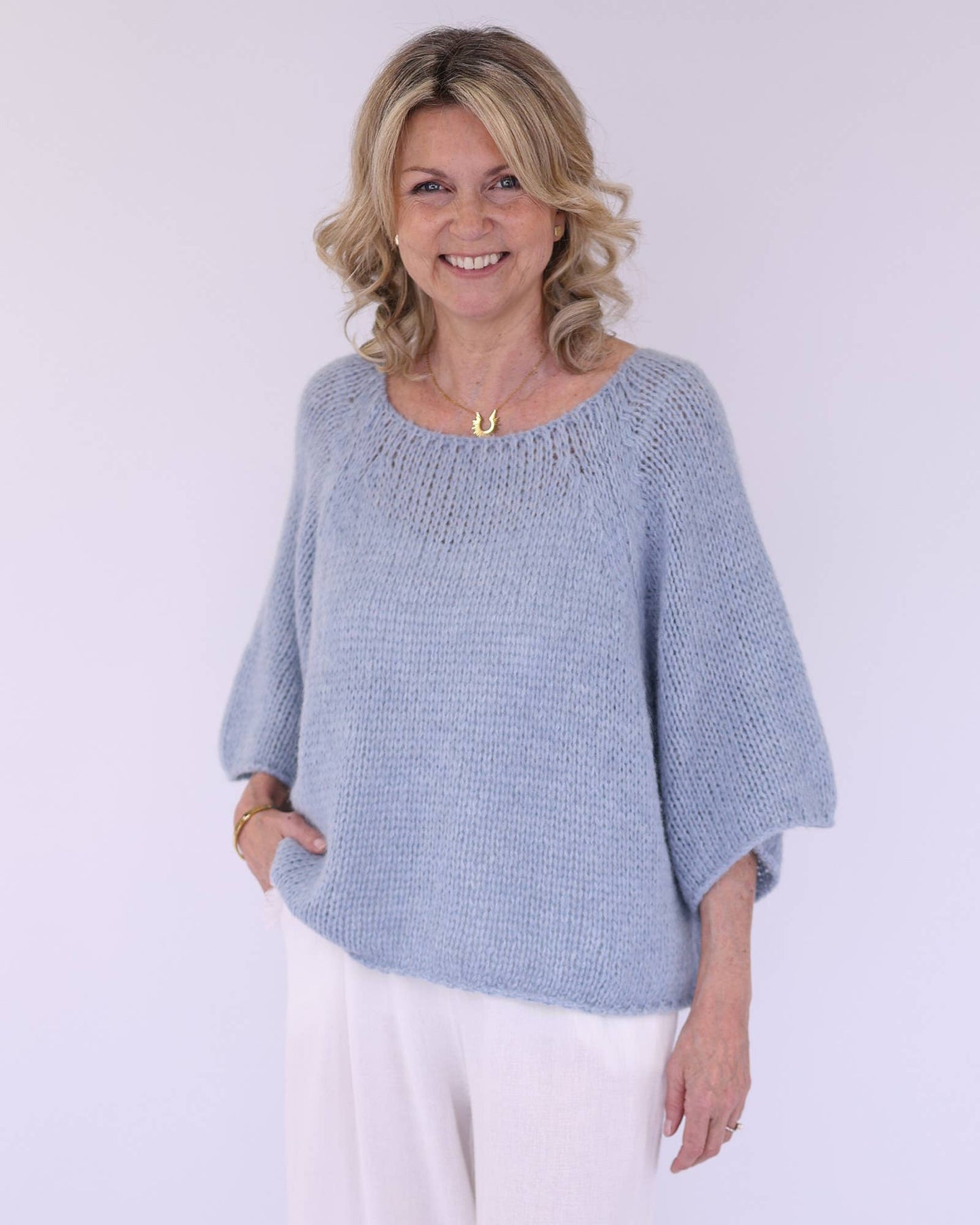 Cadenza Italy Ltd - Alpaca Blend Swing Jumper