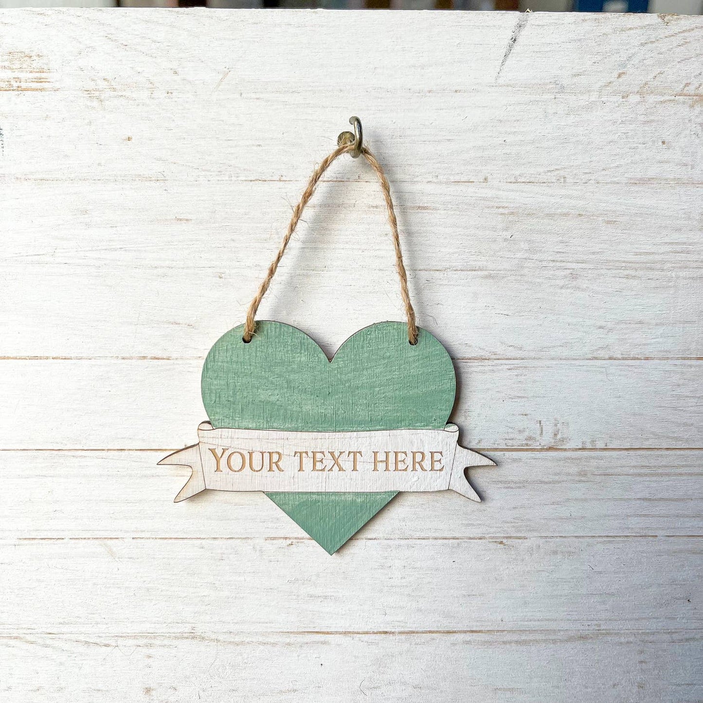 Gorgeous Little Bits - Heart "Moelfre" Decoration