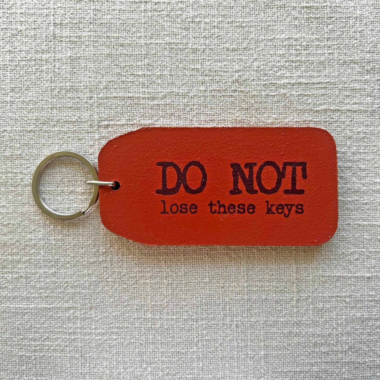 The Wooden Postcard Company - Do Not Lose These - Wooden Key Tag