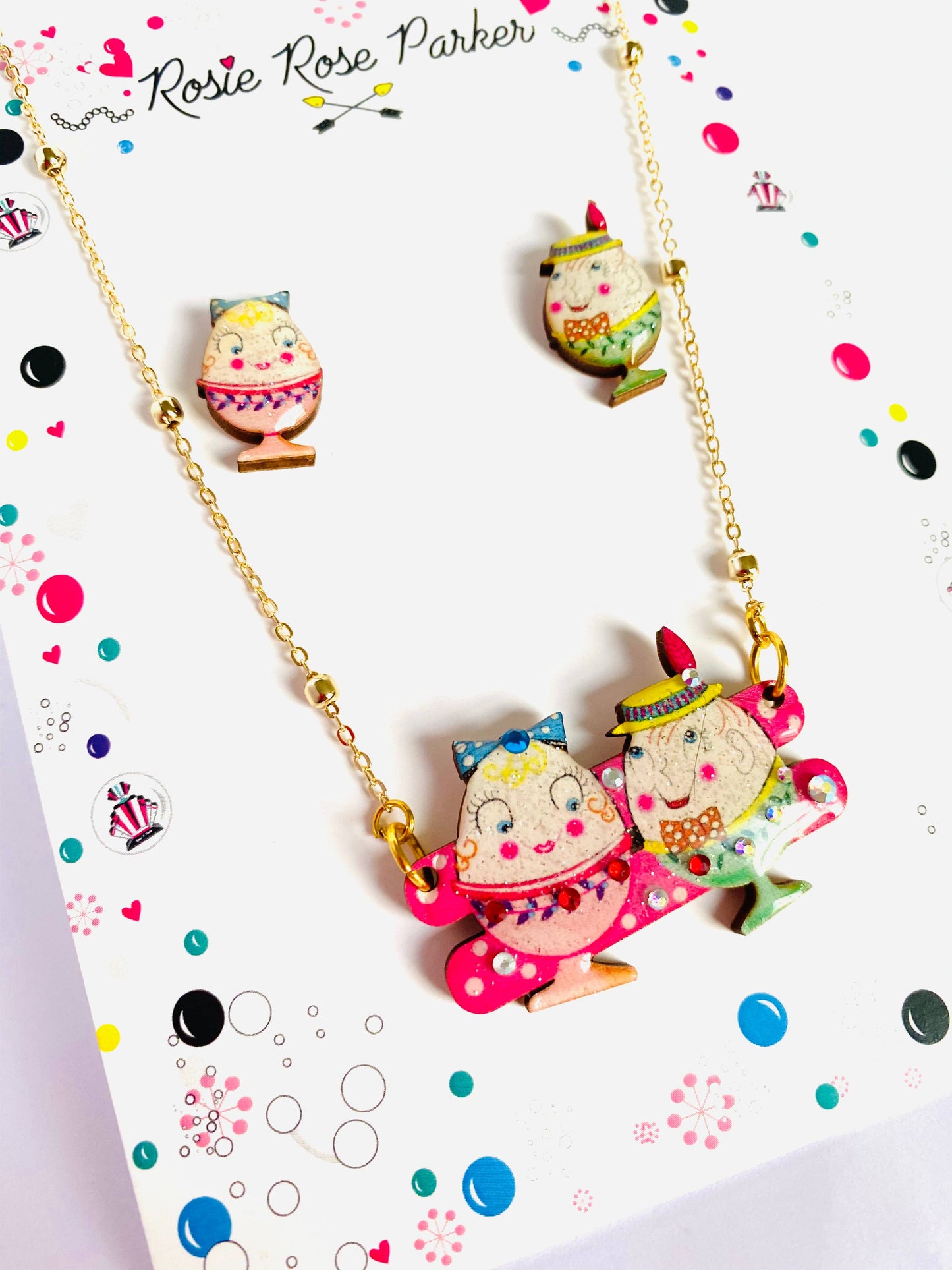 Rosie Rose Parker - Little Easter egg studs