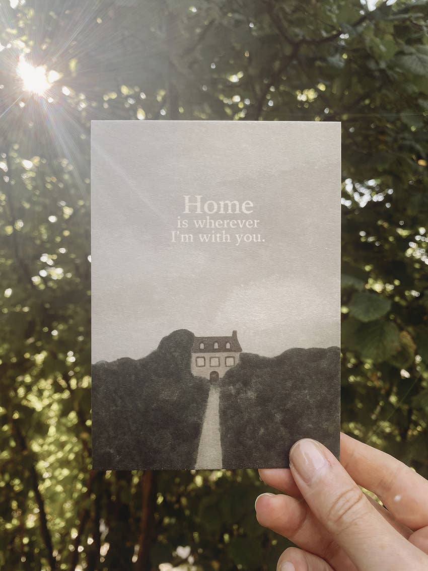 Anna Cosma - HOME IS WHEREVER I'M WITH YOU POSTCARD