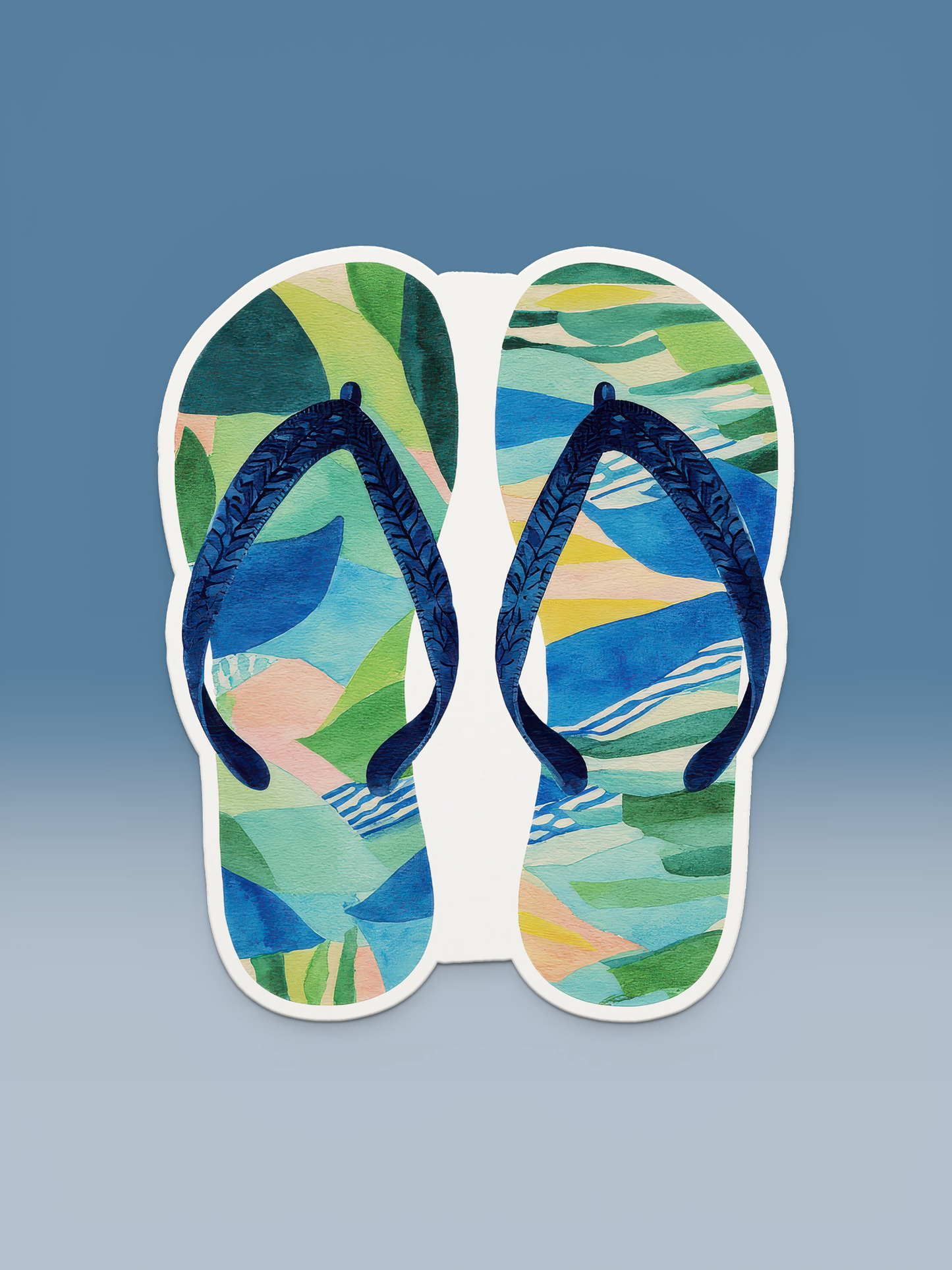 Flipflops Seaside Coastal Postcards Stationery Notecards