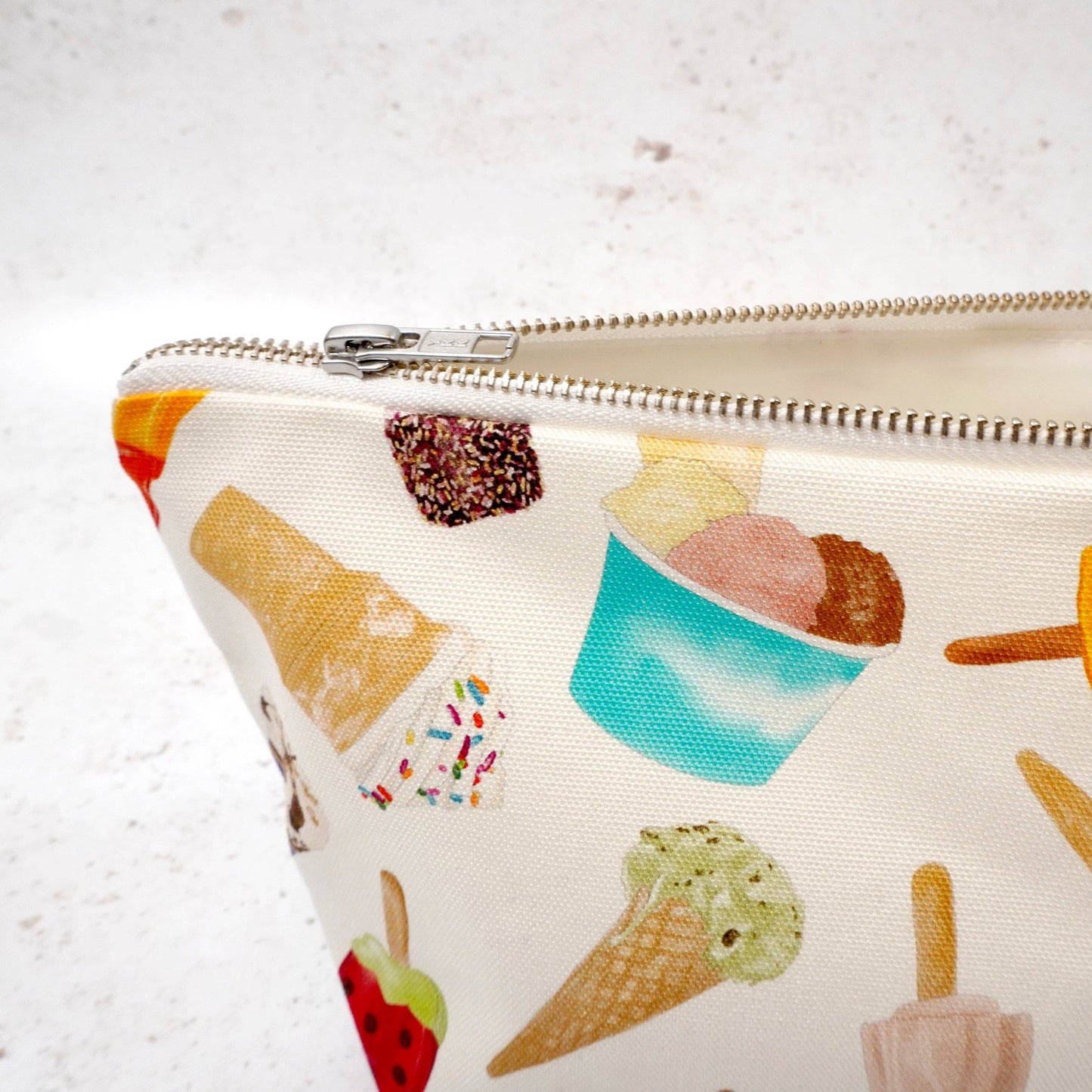 Ice Cream Wash Bag - British Made - Cosmetic Bag - Funny