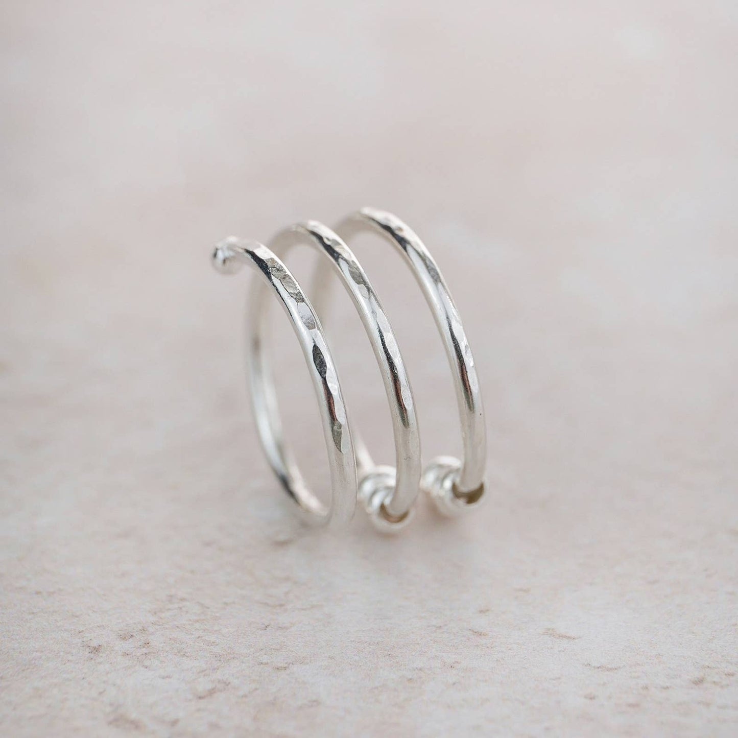 Lucy Kemp - Sterling Silver Beaded Fidget Ring