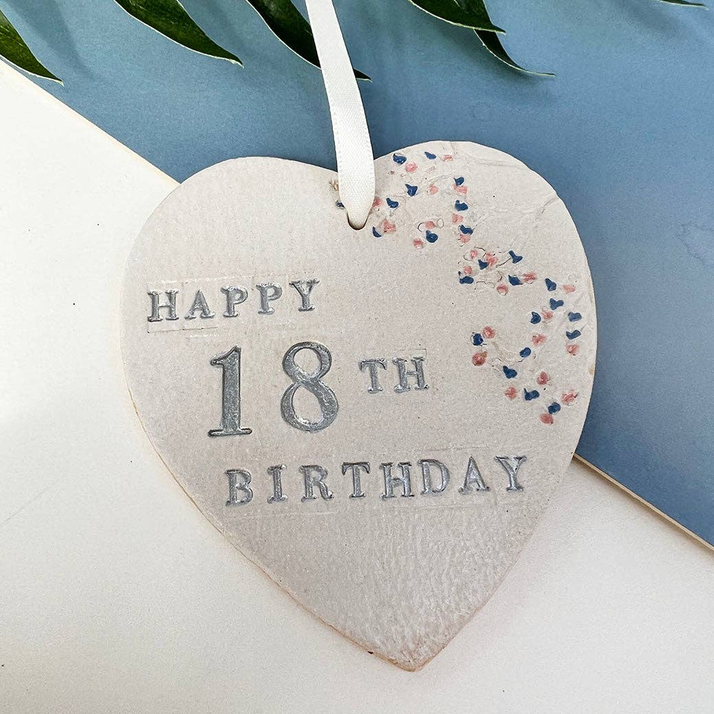 18th Birthday Hanging Heart