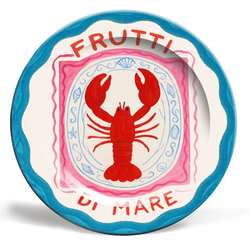 Art Wow - Plates 'Frutti Di Mare' by Ms Doodle - 8" & 10"