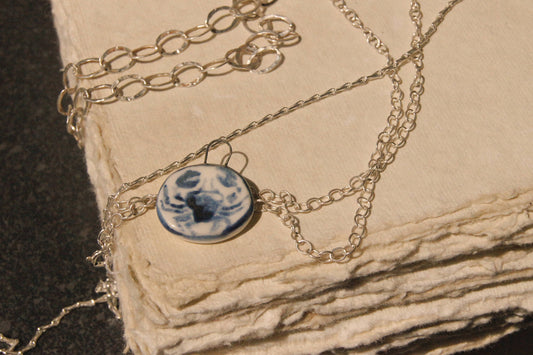 Eloise Rose Design Studio - Porcelain Crab Pendant 