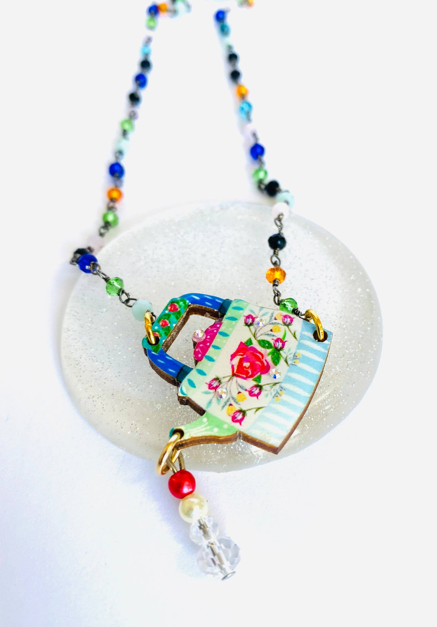 Rosie Rose Parker - Little teapot statement necklace