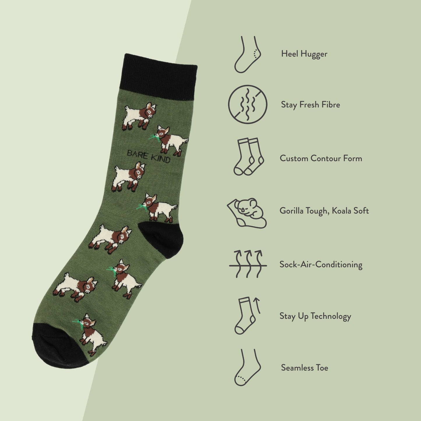 Bare Kind - Goat Socks