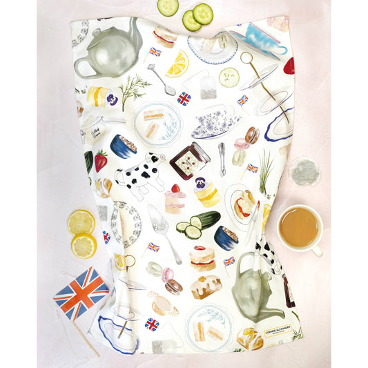 Corinne Alexander - Afternoon Tea Towel - 100% Cotton – Typically British