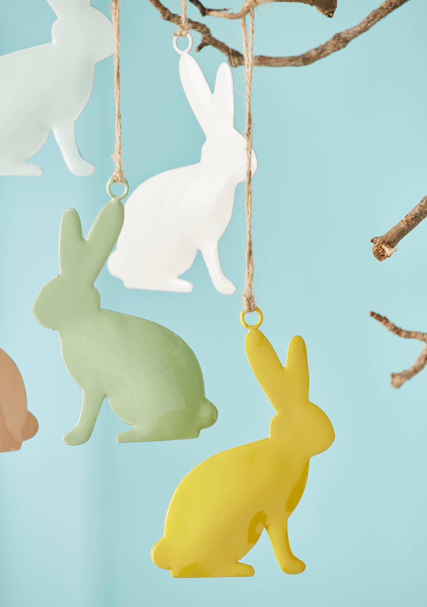 Namaste - Enamel Rabbit Decoration