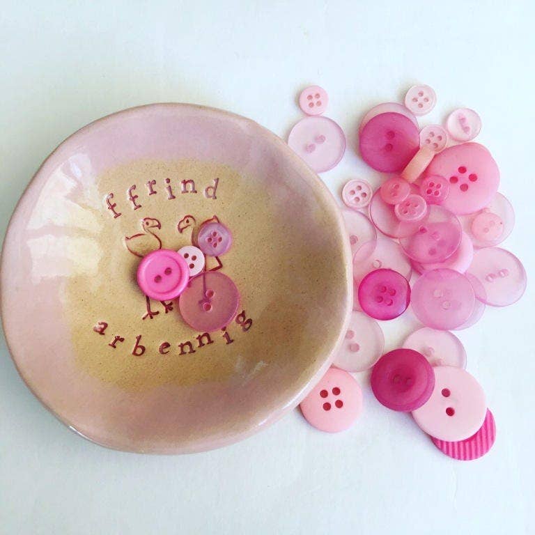Ffrind Arbennig Ceramic trinket dish