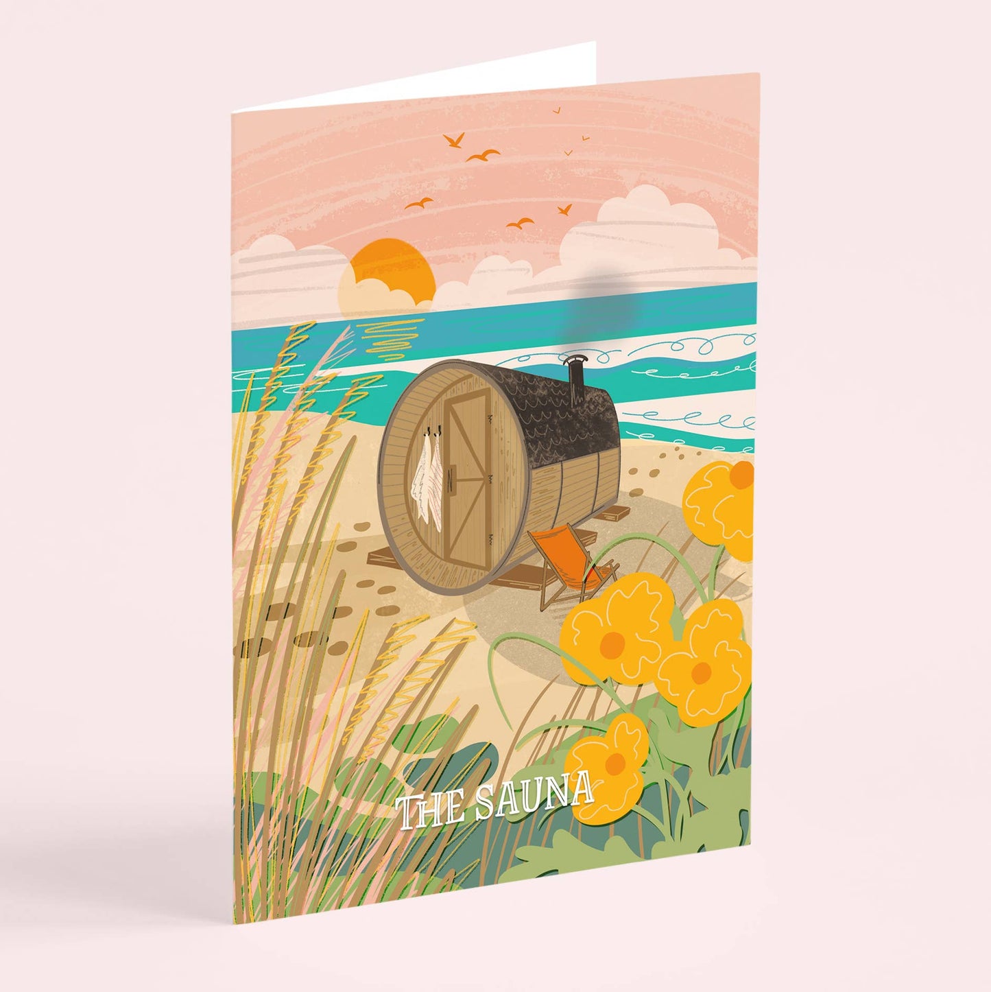 The Sauna Greeting Card