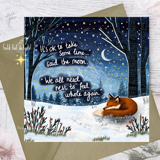 Fox under the Moon - 'Whole Again' - Greeting Card From Fox Under The Moon