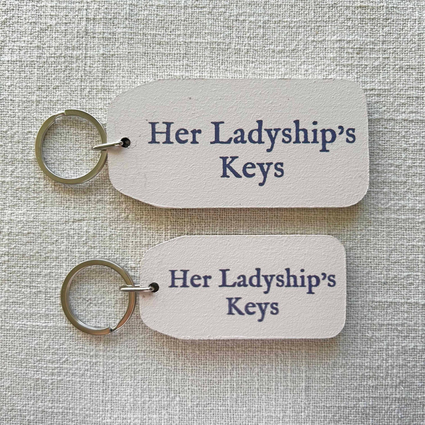 The Wooden Postcard Company - HER LADYSHIP'S KEYS Wooden Key Tag
