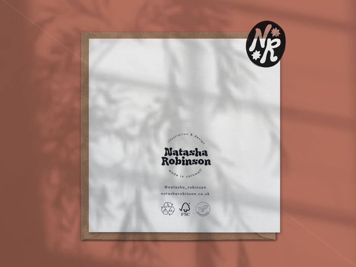 Natasha Robinson - Happy New Home - Moving House Congrats Square Greeting Card